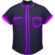 Neon shirt sticker