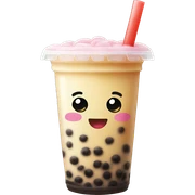 Bubble tea sticker