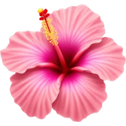 hibiscus flower sticker