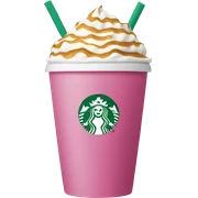 Pink starbucks sticker