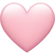 Light Pink heart  sticker