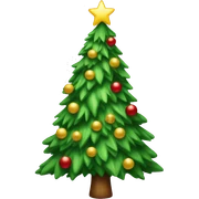 christmas tree sticker