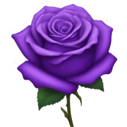 purple rose sticker