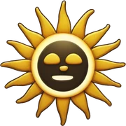Sun sticker