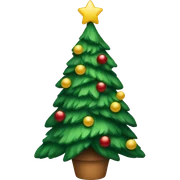 Christmas tree sticker
