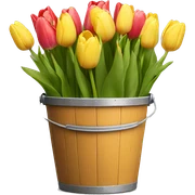 Tulip bucket sticker