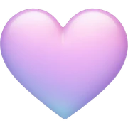 pastel heart sticker