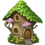 Fairy house sticker