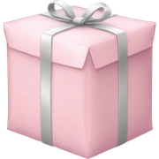 light pink package sticker