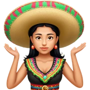 Fiestero with Sombrero sticker