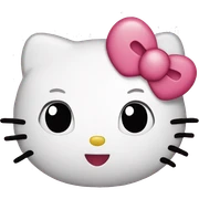 Hello kitty heart  sticker