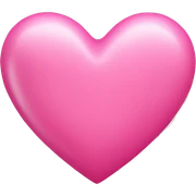 pink heart  sticker