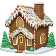 gingerbread house sticker