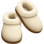 Ugg fuzzy slippers sticker