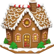 gingerbread house sticker