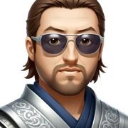 Moonlit Samurai sticker