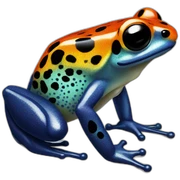 Poison frog sticker