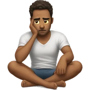 Bored sticker