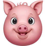 Pinky pig sticker