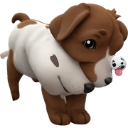 dog's heart full of love sticker