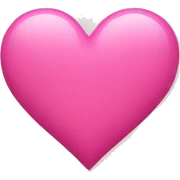 Pink heart sticker