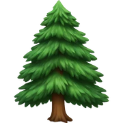 Pine tree sticker