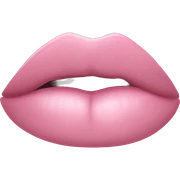 Light pink lipstick sticker