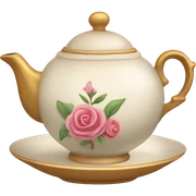 Bridgerton Inspired Emoji : Tea Set – A delicate teacup or teapot, for the countless tea scenes and gossip sessions. sticker