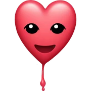 Hearts emoji sticker