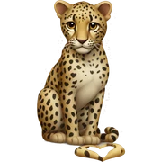Cuore leopardato  sticker