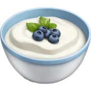 Bowl of yogurt  sticker
