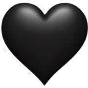 black heart sticker
