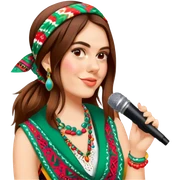 Colorful Singer sticker