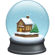 snow globe sticker