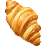 creamy croissant sticker