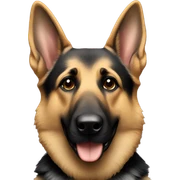 German shepherd  sticker