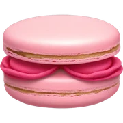 macaron rosa sticker