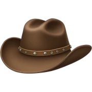 Cowboy hat  sticker