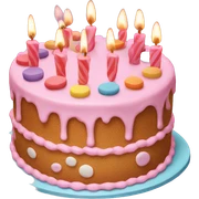 Birthday cake  sticker