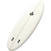 white surfboard sticker