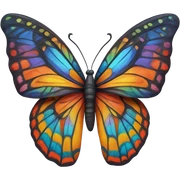 Butterfly sticker