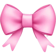 pink bow sticker
