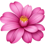 Pink flowers sticker