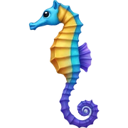 Seahorse sticker