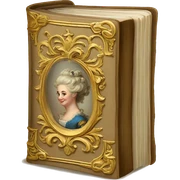 Vintage rococo book sticker