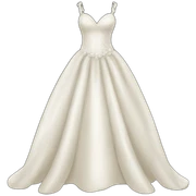 wedding dress sticker