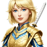 Golden Samurai sticker