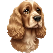 Cocker spaniel sticker