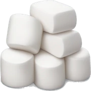 Pile of marshmallows  sticker