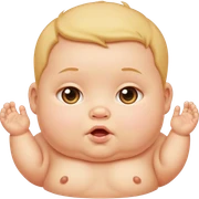 fat baby sticker